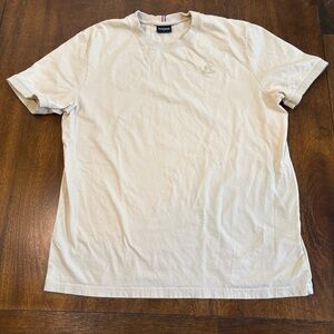 Le Coq Sportif T-Shirt Beige Cream Essentiels Logo Tee France 2023 Men’s Large